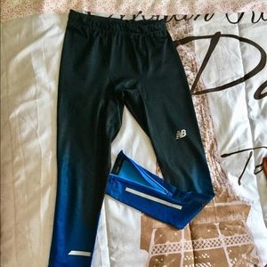 Men New Balance running leggings. Size small